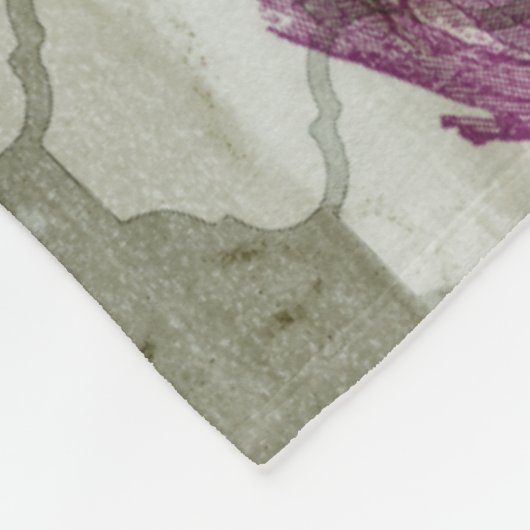 Arabesque Butterflies IV Fleece Deken (Hoek)