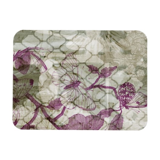 Arabesque Butterflies IV Magneet (Horizontaal)