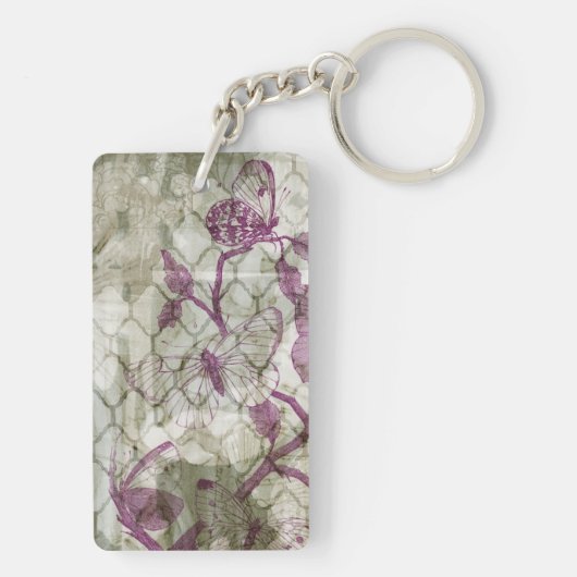 Arabesque Butterflies IV Sleutelhanger (achterkant)