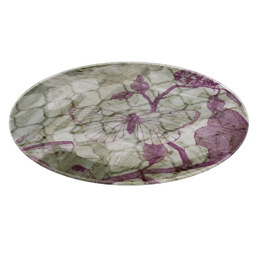 Arabesque Butterflies IV Snijplank (Hoek)