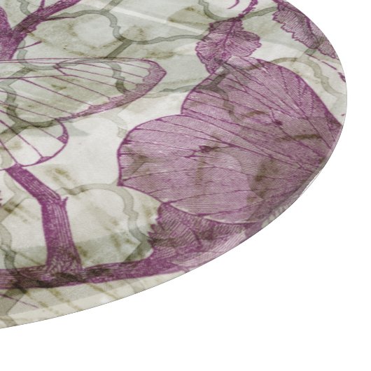 Arabesque Butterflies IV Snijplank (Hoek)