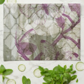 Arabesque Butterflies IV Theedoek (Gevouwen)