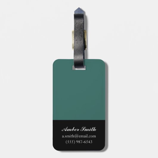 Arabesque Butterflies V Bagagelabel (Achterkant verticaal)