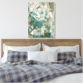 Arabesque Butterflies V Canvas Afdruk (Insitu (Slaapkamer))