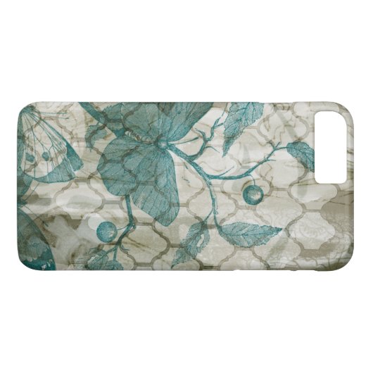Arabesque Butterflies V Case-Mate iPhone Case (Achterkant (Horizontaal))