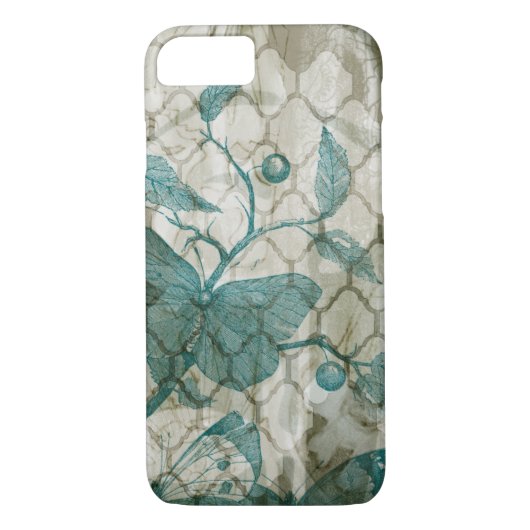 Arabesque Butterflies V Case-Mate iPhone Case (Achterkant)