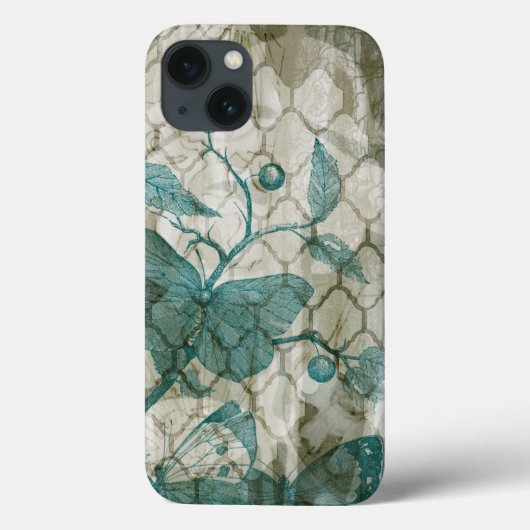 Arabesque Butterflies V Case-Mate iPhone Case (Achterkant)