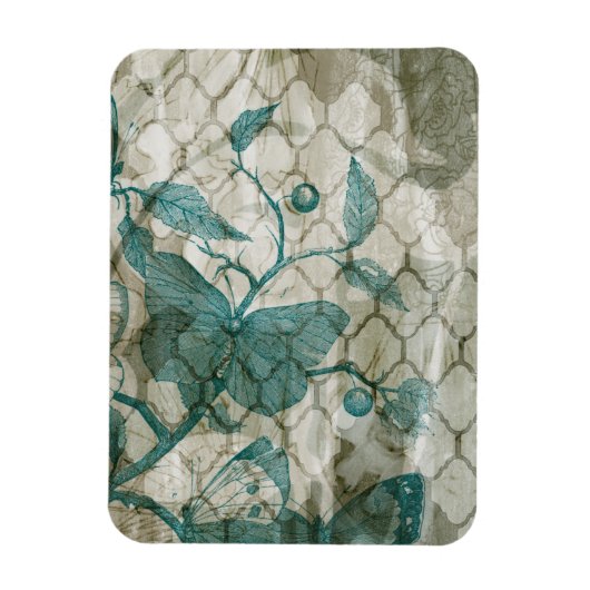 Arabesque Butterflies V Magneet (Verticaal)
