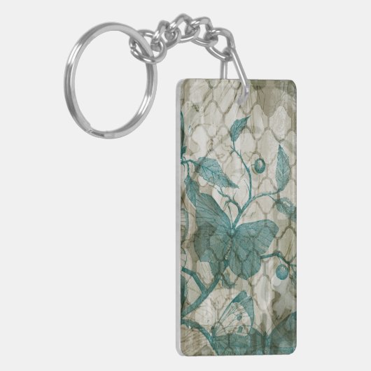 Arabesque Butterflies V Sleutelhanger (Voorkant Links)