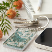 Arabesque Butterflies V Sleutelhanger (Voorkant Rechts)