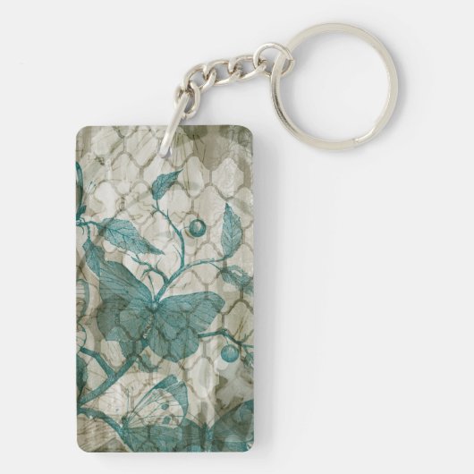 Arabesque Butterflies V Sleutelhanger (achterkant)