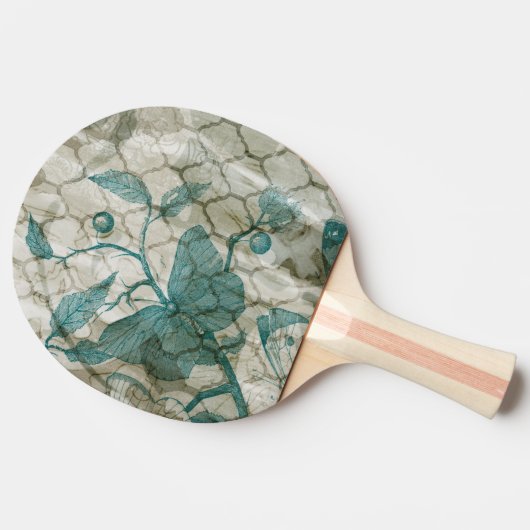 Arabesque Butterflies V Tafeltennisbatje (Zijkant)