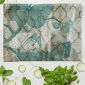 Arabesque Butterflies V Theedoek (Gevouwen)