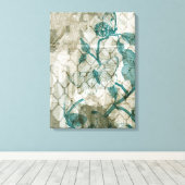 Arabesque Butterflies VI Canvas Afdruk (Insitu (Houten vloer))