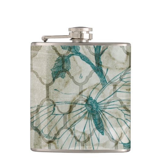 Arabesque Butterflies VI Heupfles (Voorkant)