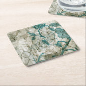 Arabesque Butterflies VI Kartonnen Onderzetters (Schuin)