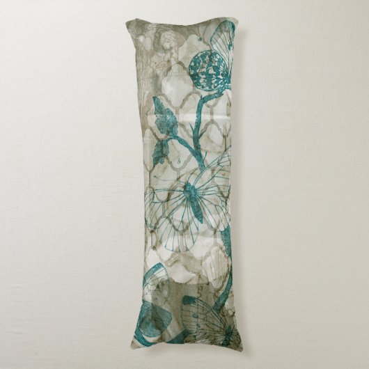 Arabesque Butterflies VI Lichaamskussen (Voorkant Verticaal)