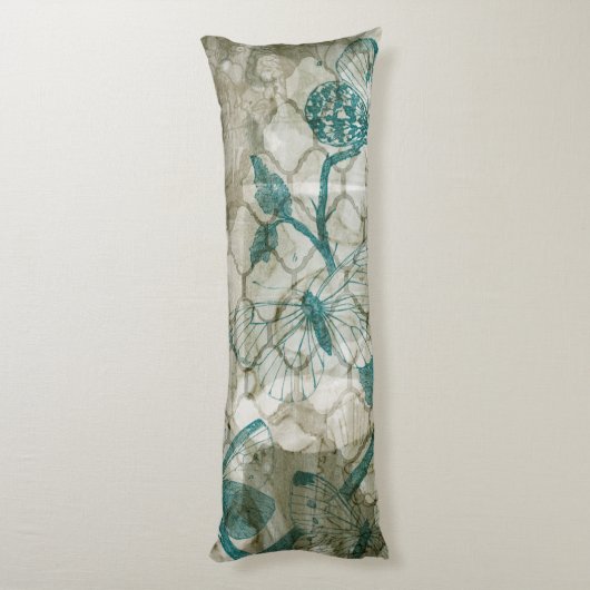 Arabesque Butterflies VI Lichaamskussen (Achterkant (Verticaal))