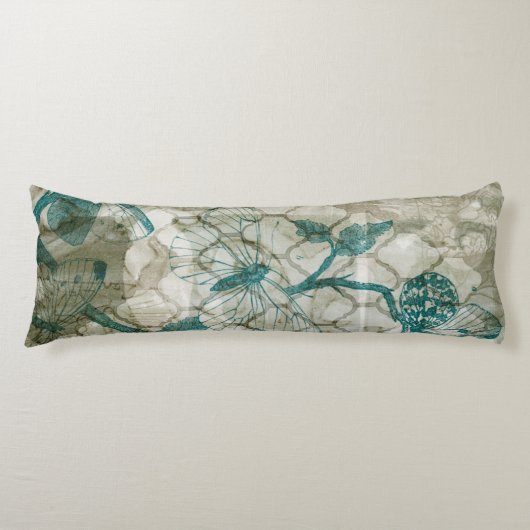 Arabesque Butterflies VI Lichaamskussen (Voorkant)