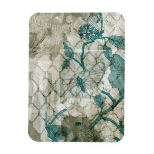 Arabesque Butterflies VI Magneet