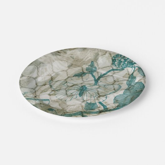 Arabesque Butterflies VI Papieren Bordje (Gekanteld)