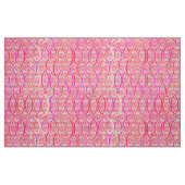 Arabesque damask - schaduwen van koraalroze stof (Fat Quarter)