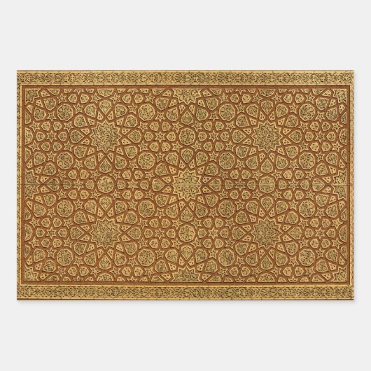 Arabesque Design Inpakpapier Vel (Voorkant 2)