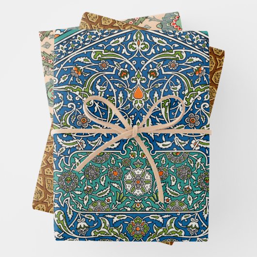 Arabesque Design Inpakpapier Vel (In situ)