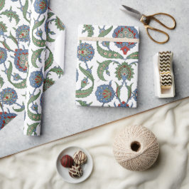 Arabesque florpatroon cadeaupapier