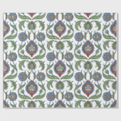 Arabesque florpatroon cadeaupapier (Vlak)