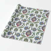 Arabesque florpatroon cadeaupapier (Uitgerold)