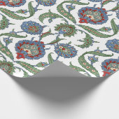 Arabesque florpatroon cadeaupapier (Hoek)