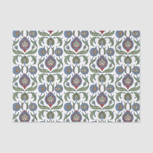 Arabesque florpatroon tissuepapier (Voorkant)