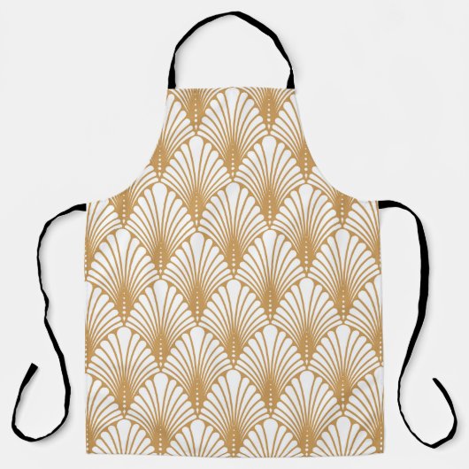  Arabesque geometrisch naadloos patroon Schort (Voorkant)