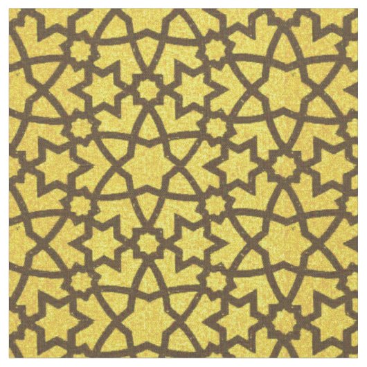 Arabesque grande gold and black stof (Close Up)