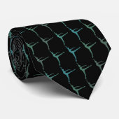 Arabesque (groen) Stropdas (Opgerold)