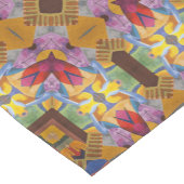Arabesque Hearts Fractal Patroon Korte Tafelloper (Hoek)
