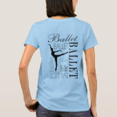 Arabesque Light T-shirt met naam (Achterkant)