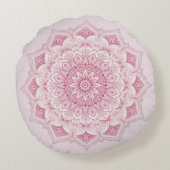 Arabesque Mandala Kussen – Roze Geometrische Decor (Achterkant)
