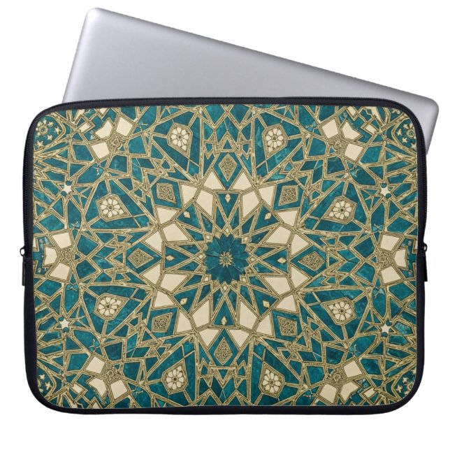 arabesque mosaic laptop sleeve (Voorkant)