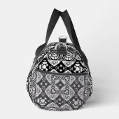 Arabesque Mosaic Tile Pattern Black and White Plunjezak (Rechts)