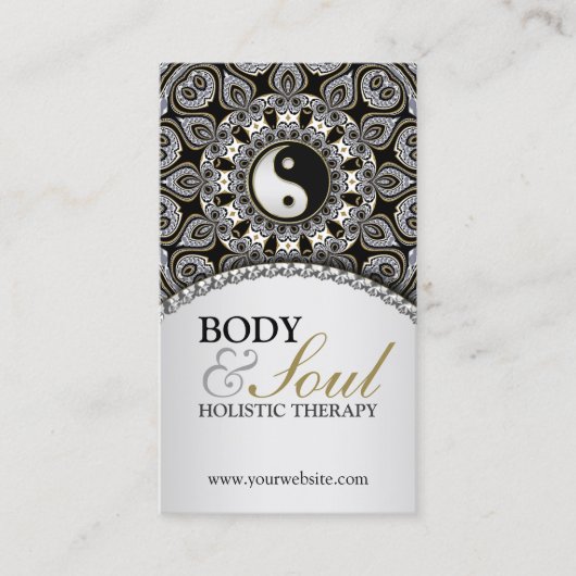 Arabesque New age Holistic Visitekaartje (Voorkant)