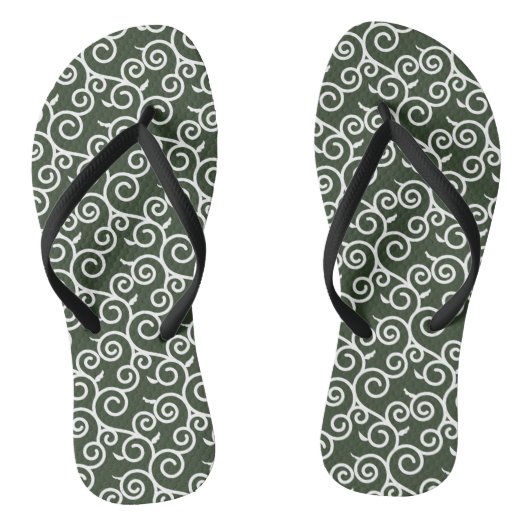 arabesque patroon traditionele japanse ontwerp teenslippers (Voetbed)