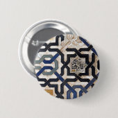 Arabesque Pattern Button (Voorkant /achterkant)
