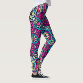 Arabesque Scrapbook Pattern Leggings (Rechts)