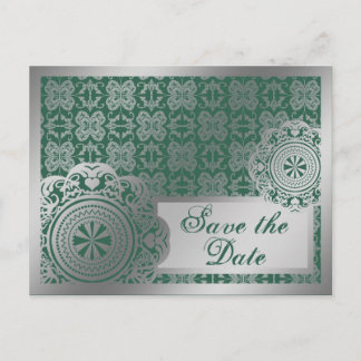 Arabesque Silver Lace, bewaar de datum briefkaart