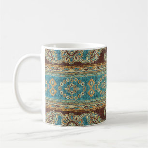 Arabesque stof Paisley Oriental Design Koffiemok