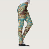 Arabesque stof Paisley Oriental Design Leggings (Rechts)