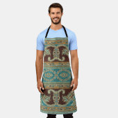 Arabesque stof Paisley Oriental Design Schort (Gedragen)