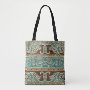 Arabesque stof Paisley Oriental Design Tote Bag